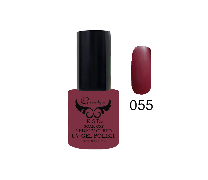 Esmaltes semipermanentes 10ml Greenstyle 055