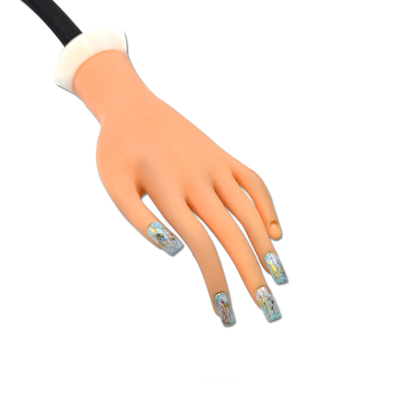 Mano de Caucho Flexible de Práctica para Estudiando Manicura Uñas y Arte del Clavo Manicura - Imagen 2