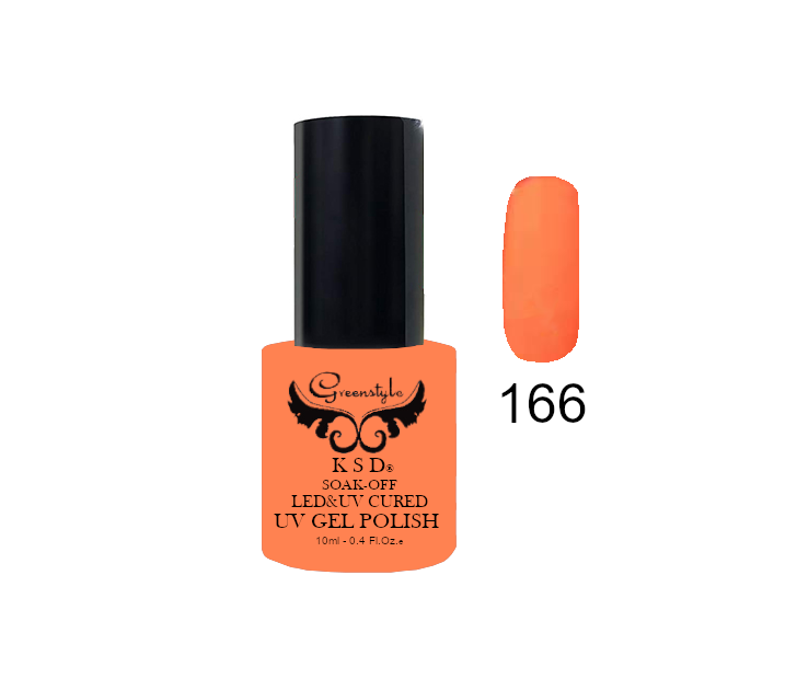 Esmaltes semipermanentes 10ml Greenstyle 166