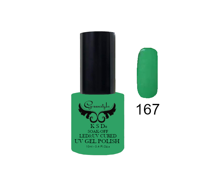 Esmaltes semipermanentes 10ml Greenstyle 167