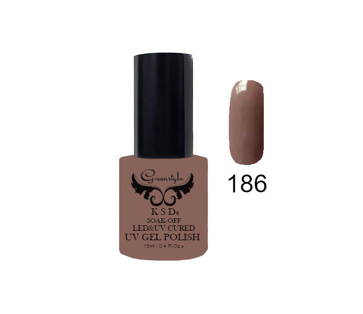 Esmaltes semipermanentes 10ml Greenstyle 186