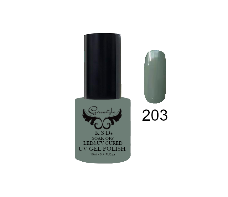 Esmaltes semipermanentes 10ml Greenstyle 203