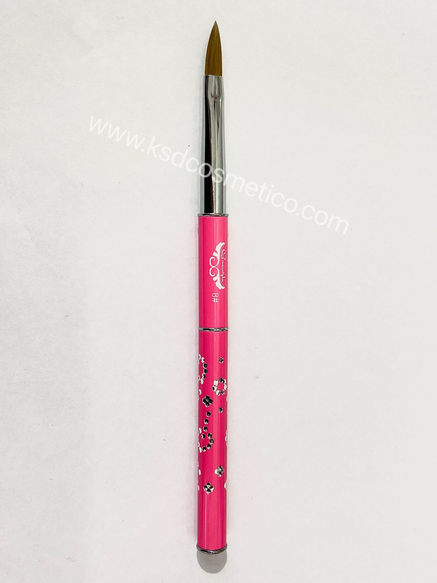 Pincel acrílico Greenstyle #8 para uñas manicura - Imagen 2