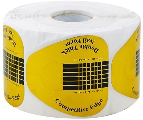 Moldes Guías Pegatinas Formas Para Manicura Uñas 500pcs (TRIANGULO Dorado) - Imagen 4