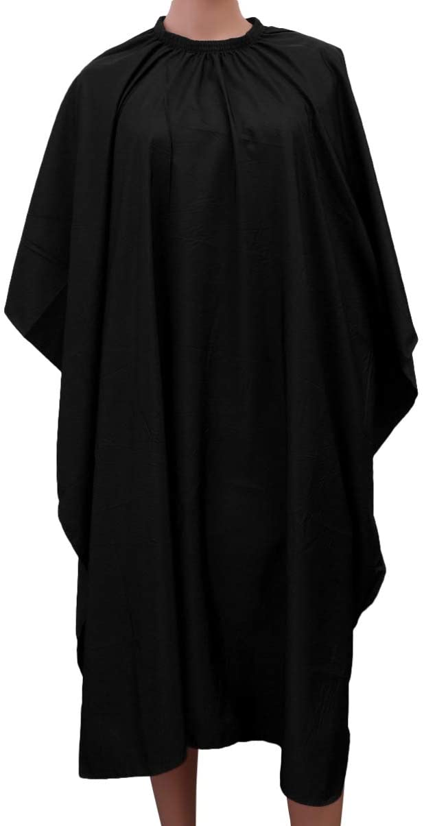 Capa de corte peluquería negro simple - Imagen 2