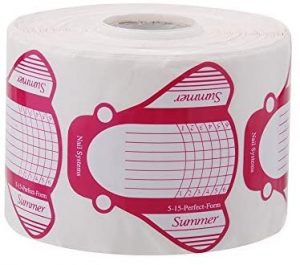 Moldes Guías Pegatinas Formas Para Manicura Uñas Tips Extenciones 500pcs (Mariposa)