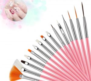 15pcs de pinceles decoracion de uñas diseños