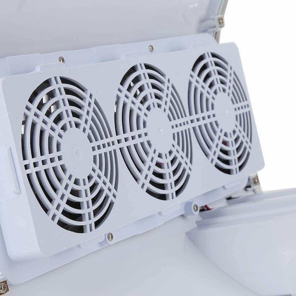 Aspirador uñas de polvo manicura succión colector de polvo para uñas con 3 Motor (Blanco) - Imagen 3