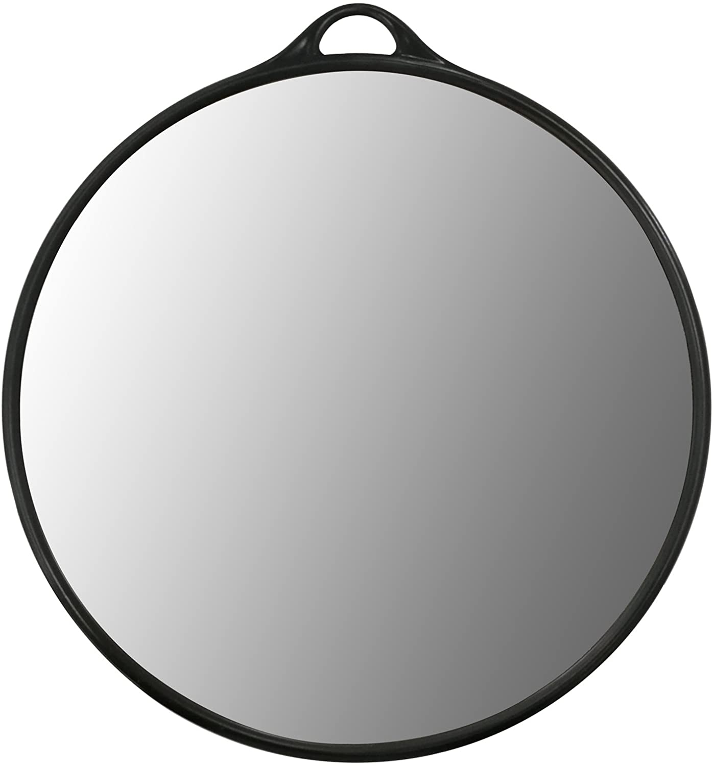 Espejo de Mano Profesional para Peluquería- Barbería-Belleza-Estética- Diseño Ergonomío Color Negro