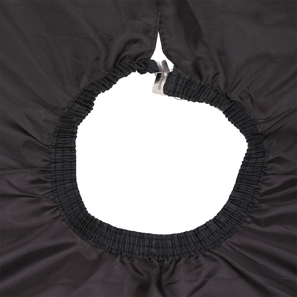 Capa de corte peluquería negro simple - Imagen 3