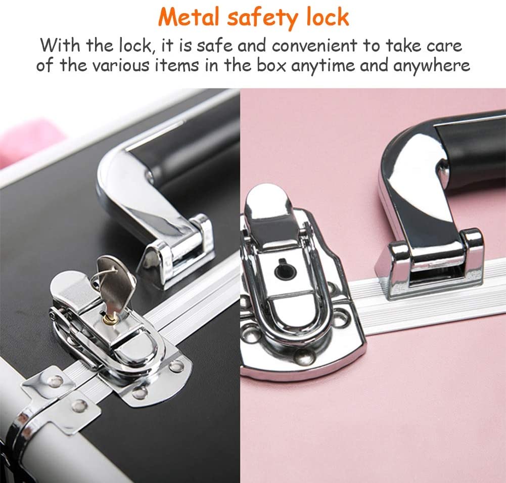 Maletín para maquillaje uñas estética peluquería trolley maleta grande - Imagen 3