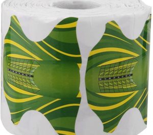 300 Moldes de Mariposa verde Autoadhesivos para Manicura