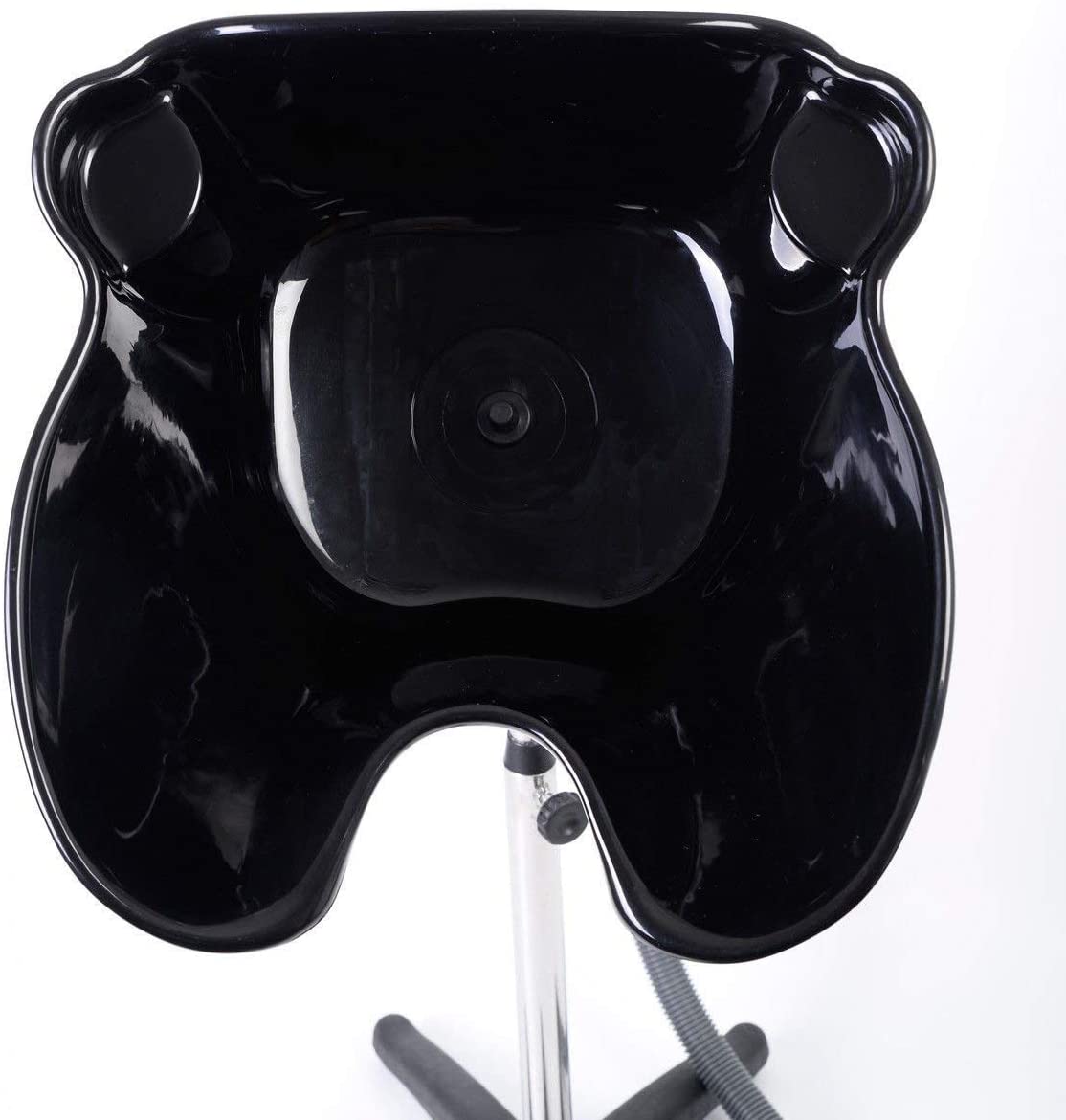 Lavacabeza Portátil Para Peluquería Lavabo Regulable y Basculante (Negro+Cubo) - Imagen 2