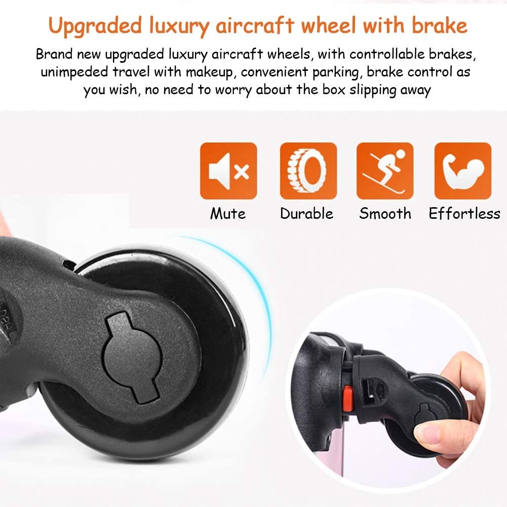 Maletín para maquillaje uñas estética peluquería trolley maleta grande - Imagen 2