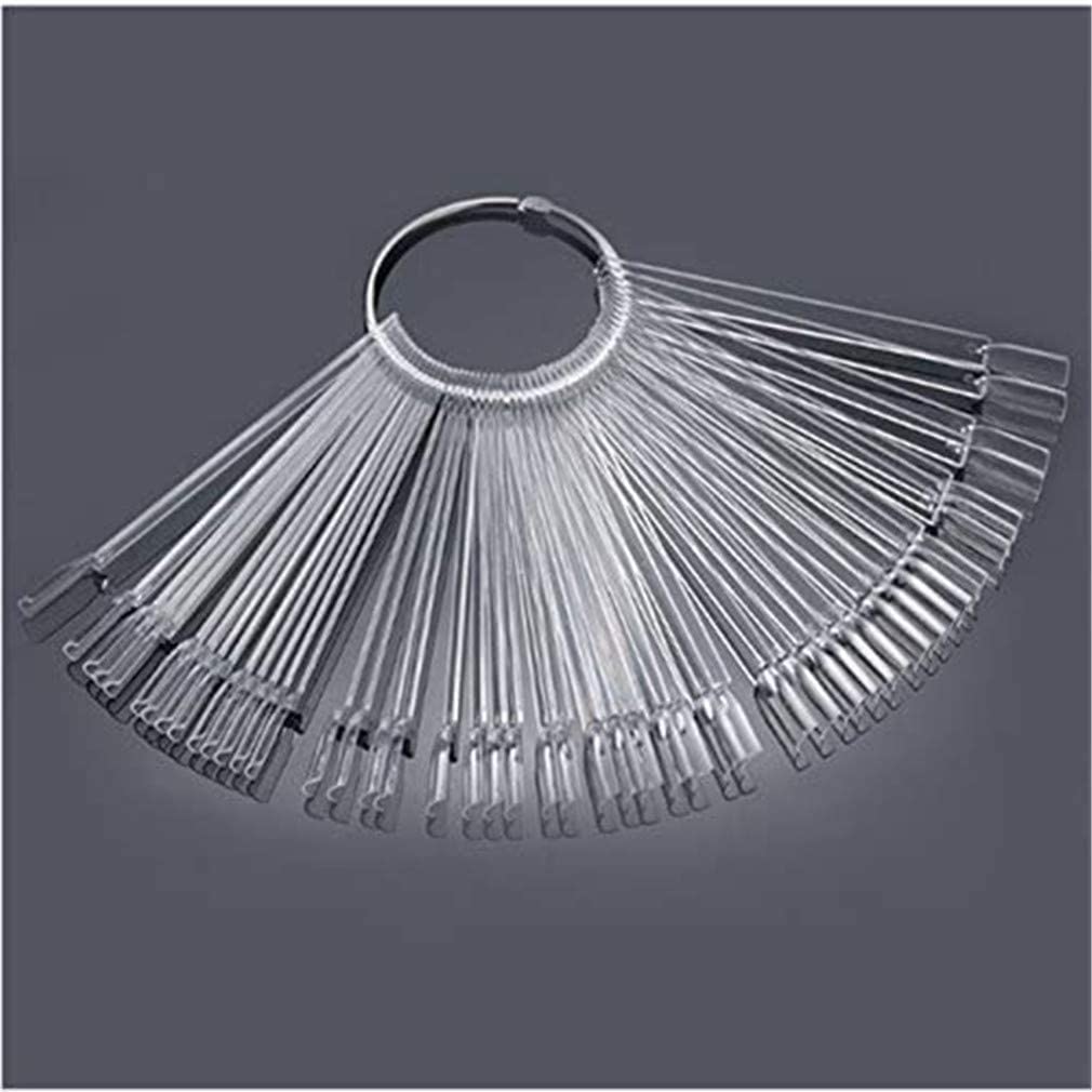 Muestrario palo con aro transparente 50 pcs