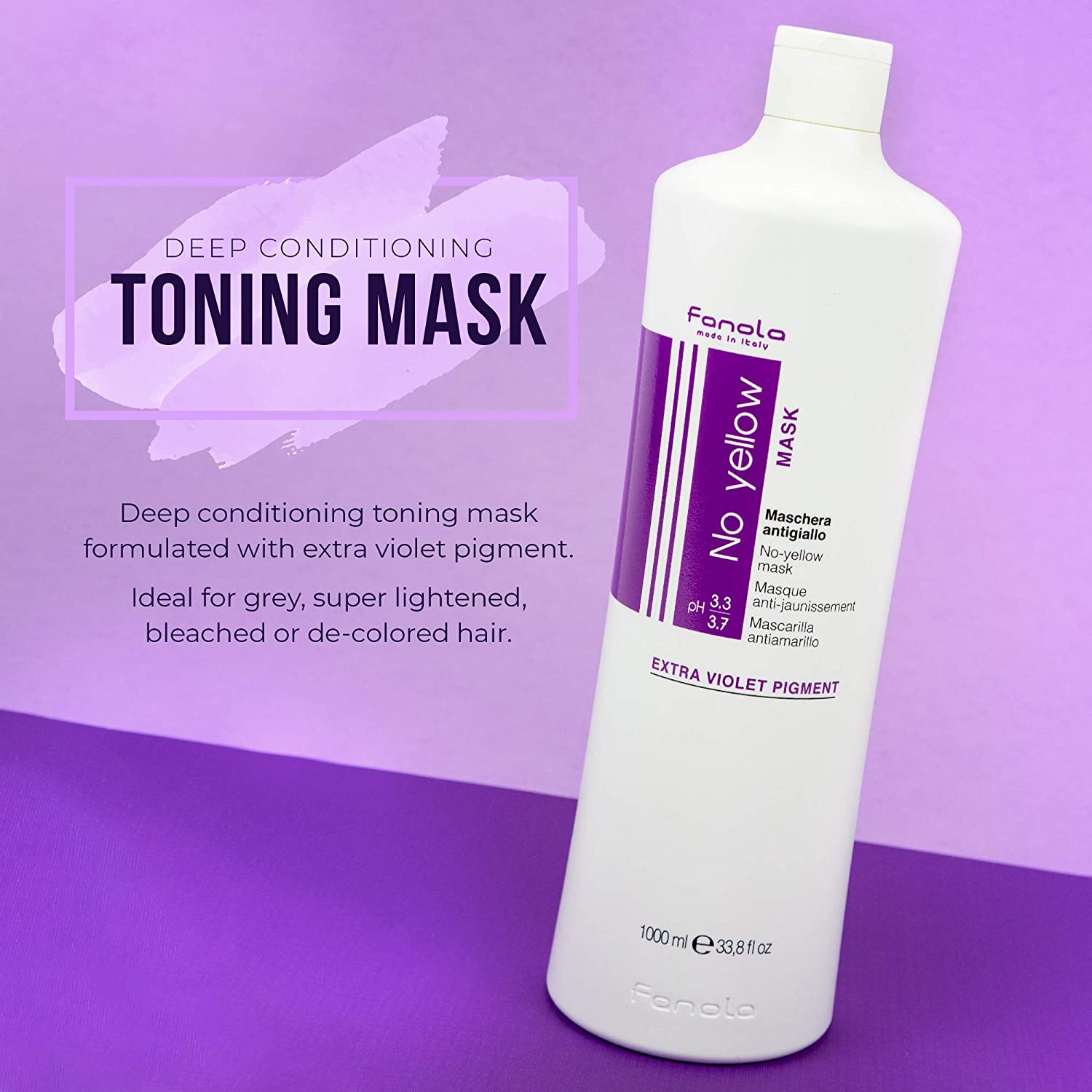 Fanola No Yellow mascarilla para cabello neutralizante para tonos amarillos