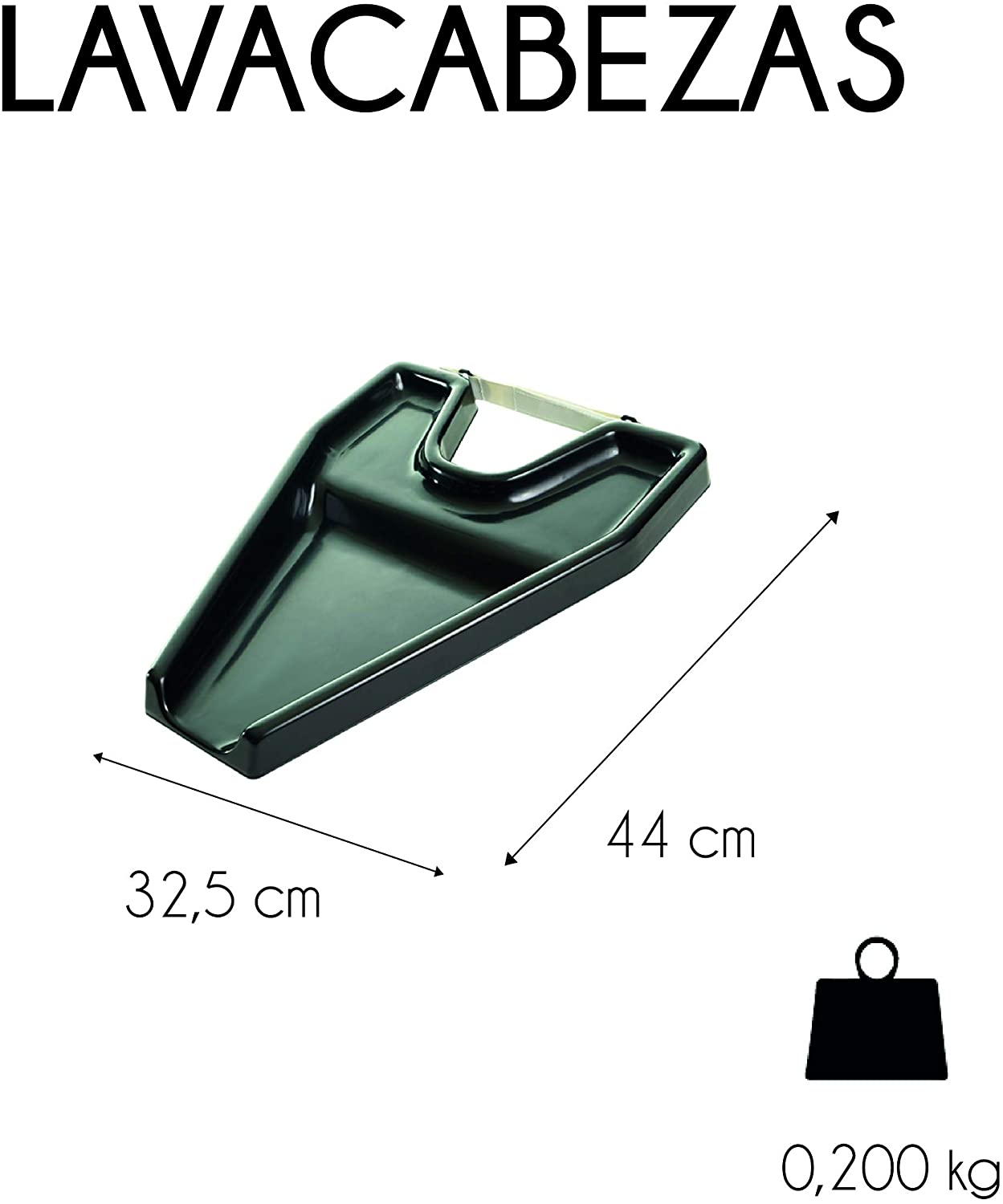 Lavacabezas portátil plastico - Imagen 4