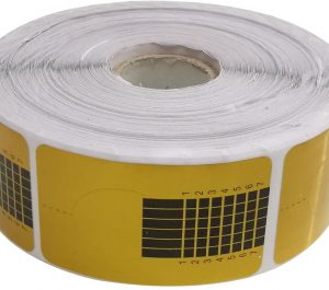 Moldes Guías Pegatinas Formas Para Manicura Uñas Tips Extenciones 500pcs (Normal Dorado)