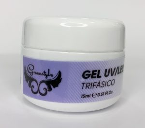 GEL CONSTRUCTOR UV TRANSPARENTE TRIFASICO GREENSTYLE 15ML