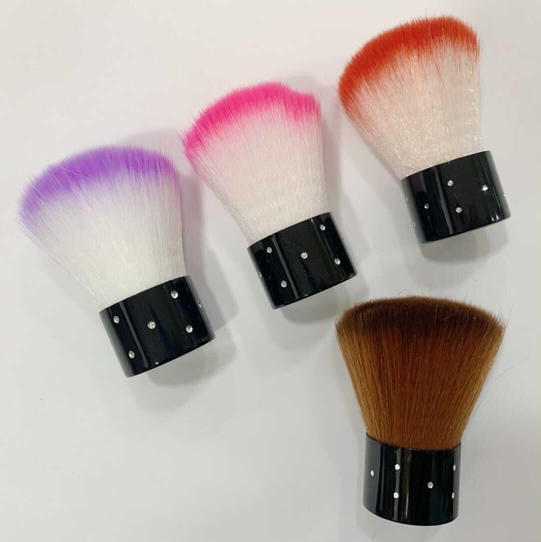 Brocha de Polvos Cepillo Limpiador de Polvo de Uñas para Maquillaje o Artes de Uñas