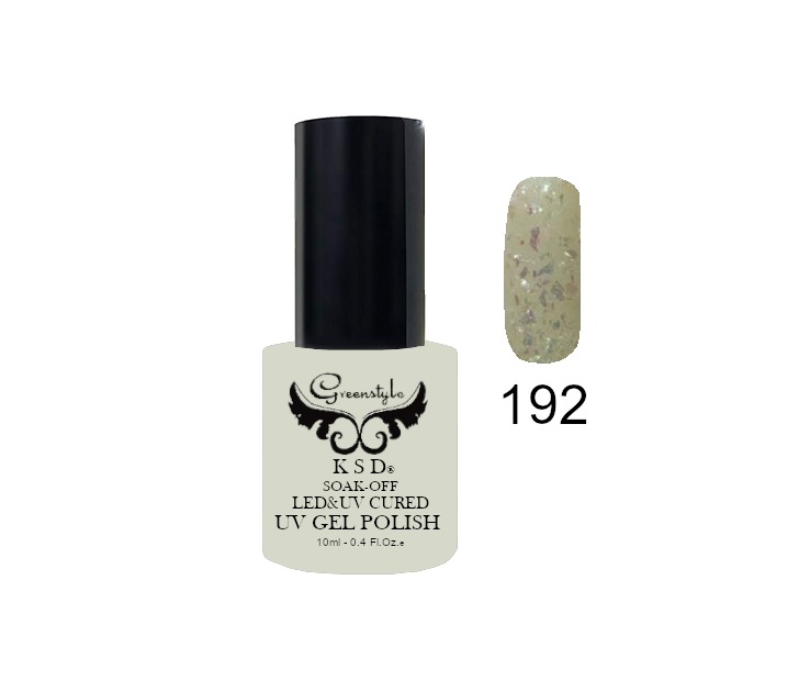 Esmaltes semipermanentes 10ml Greenstyle 192
