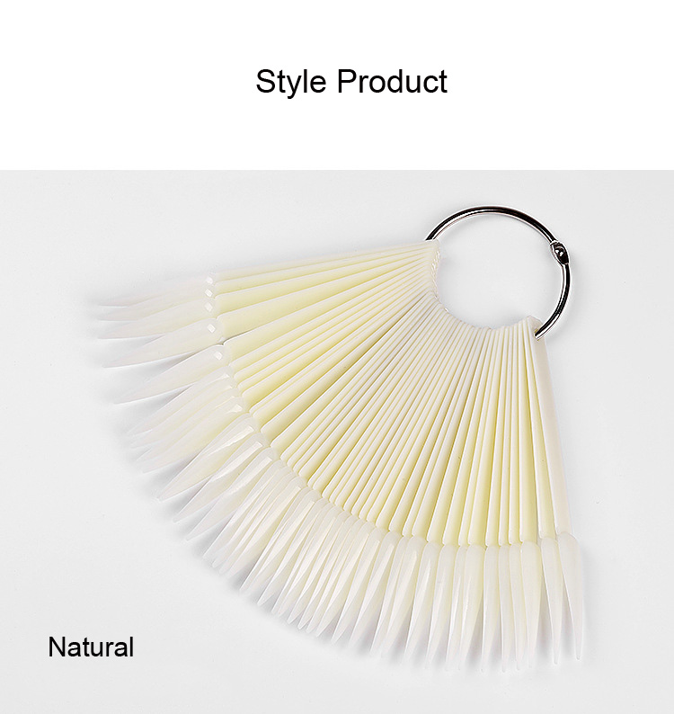 Muestrario palo con aro natural 50pcs pico - Imagen 3