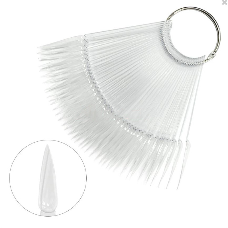 Muestrario palo con aro transparente 50 pcs pico - Imagen 3