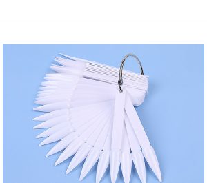 Muestrario palo con aro blanco 50 pcs pico