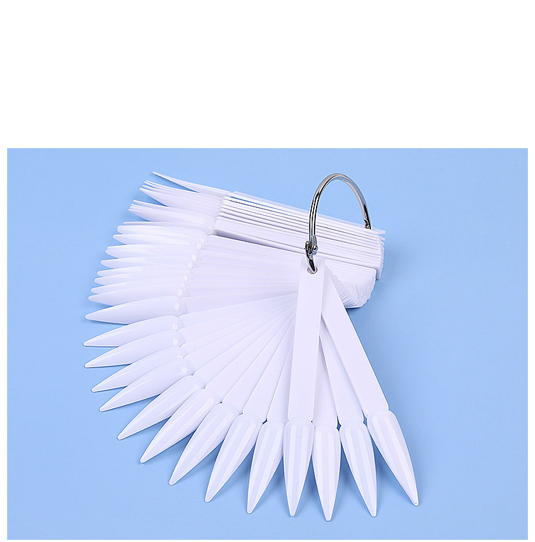 Muestrario palo con aro blanco 50 pcs pico