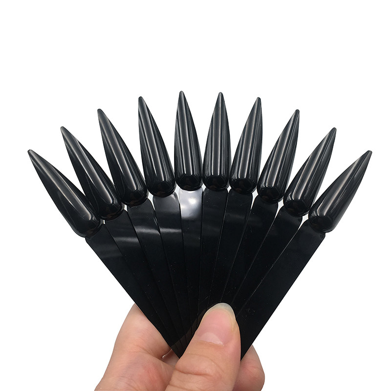 Muestrario palo con aro negro 50 pcs pico