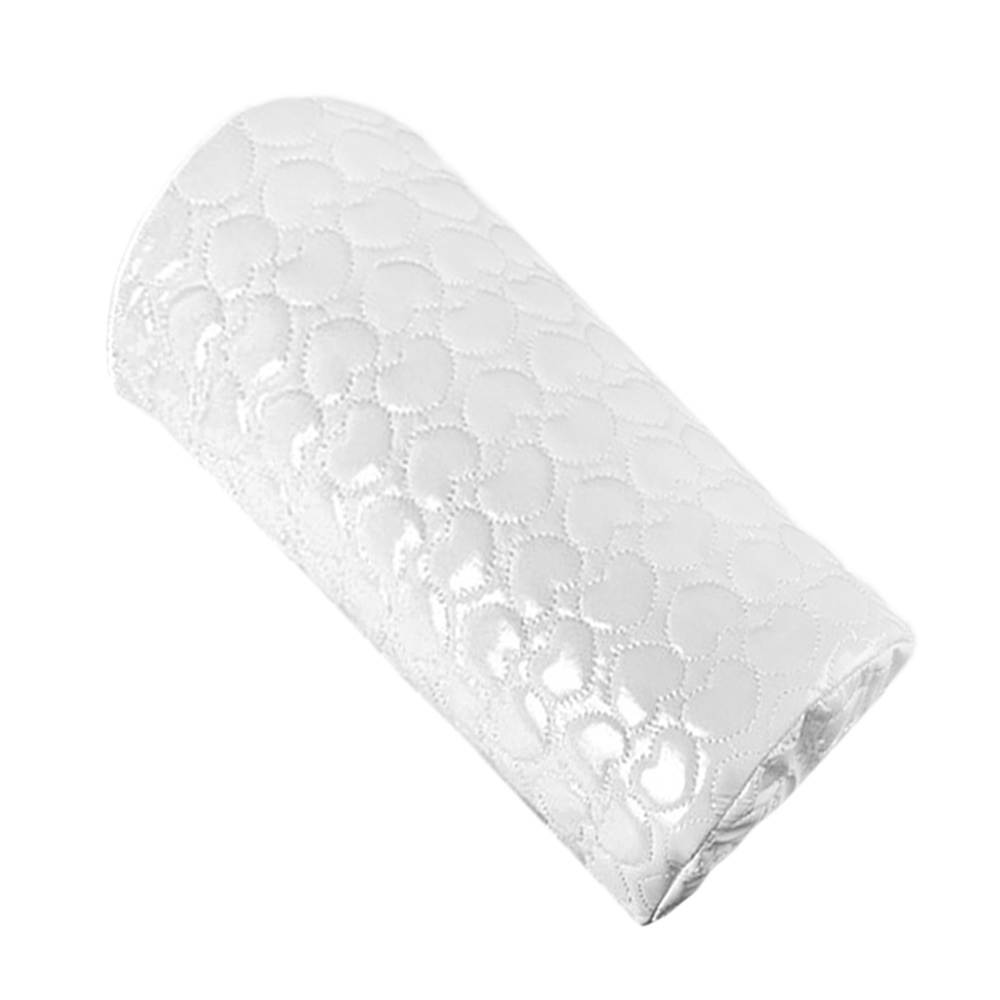 Cojín para manicura polipiel, reposabrazos de manos, cojín de almohada, soporte de cuero PU BLANCO - Imagen 2
