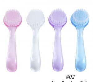 Cepillo de uñas cabeza redondo para manicura y pedicura