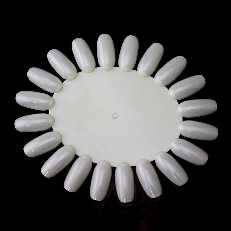 Muestrario ruleta 10pcs redondo natural