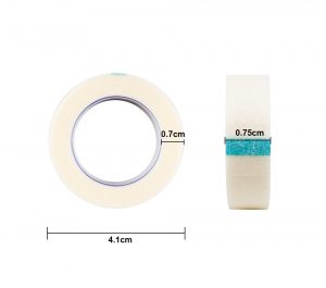 Cinta para extensión de pestaña rollo blanco almohadilla de ojo