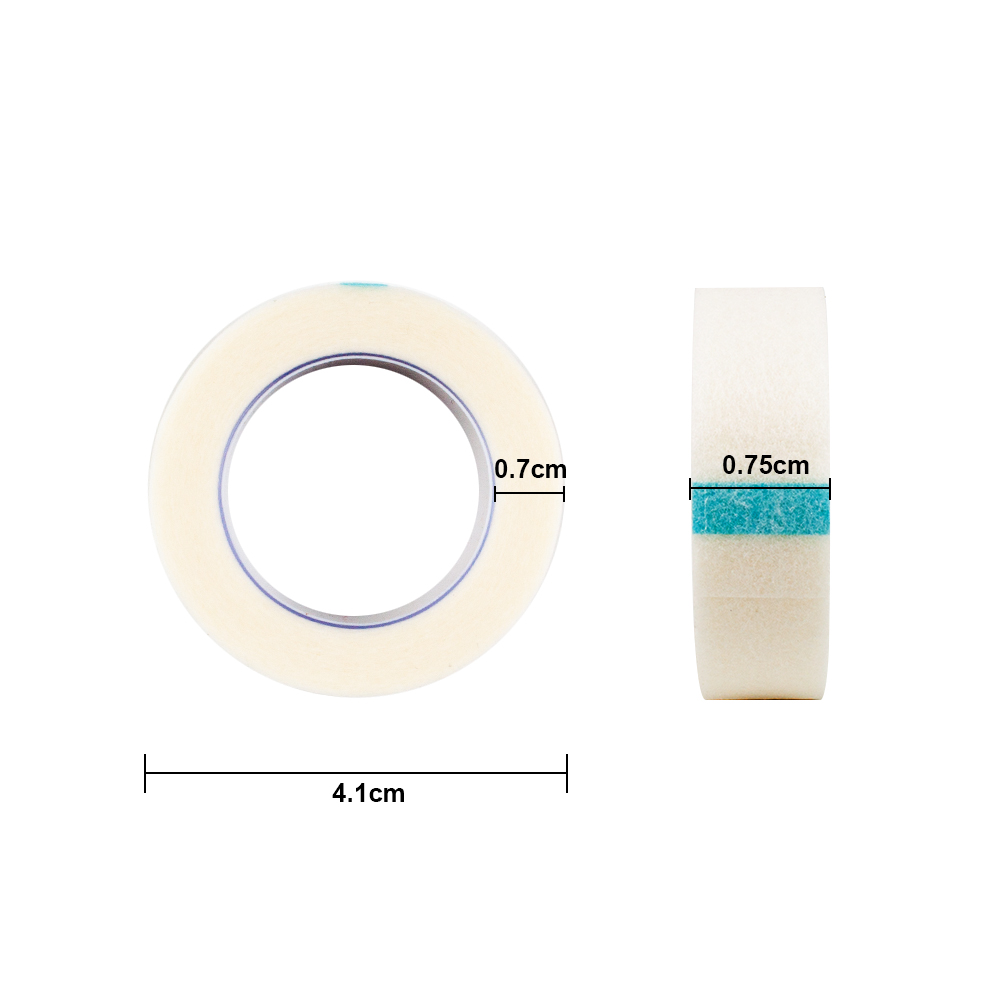 Cinta para extensión de pestaña rollo blanco almohadilla de ojo