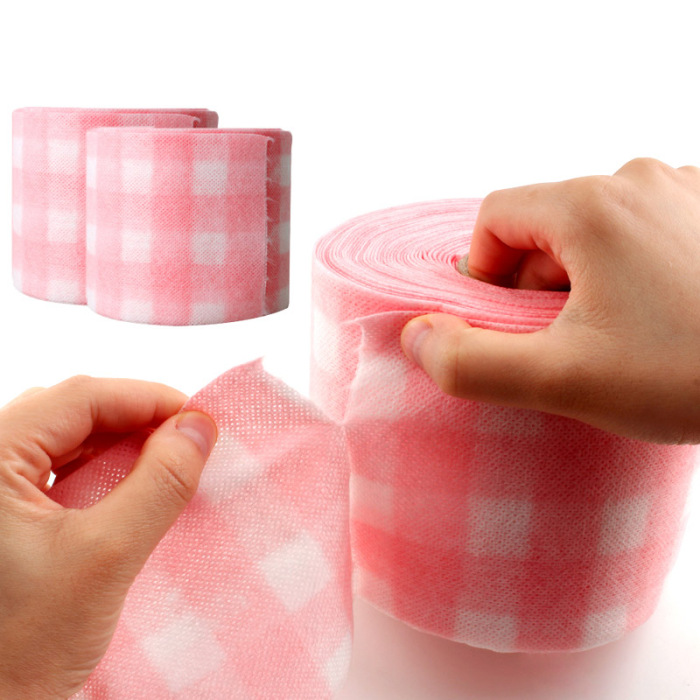 Toallita celulosa desechable en rollo para quitar esmalte - Imagen 2