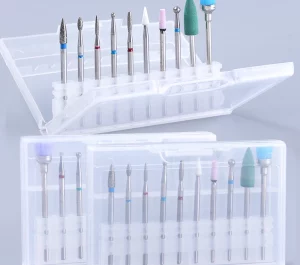 Juego de fresa rusa para uñas manicura y pedicura