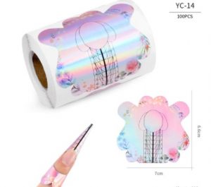 Moldes de uñas Flor 300PCS