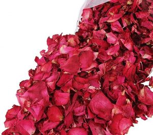 PETALOS DE ROSA SECA NATULARES PEDICURA SPA BAÑO EN BOLSA