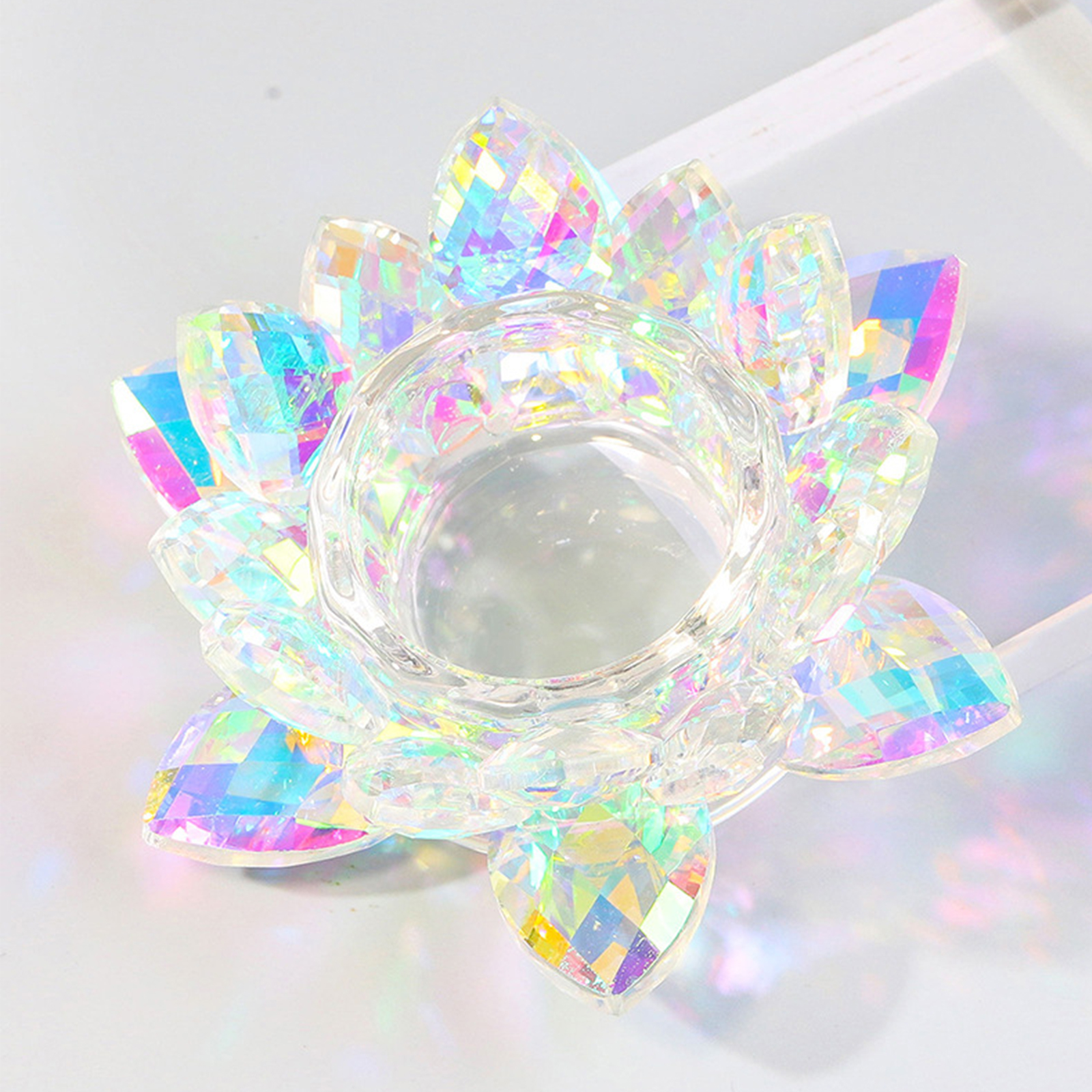 VASITO CON TAPA FORMA DE FLOR GRANDE - Imagen 3