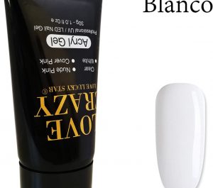 Acrigel poligel Greenstyle love crazy blanco tubo de 30gr