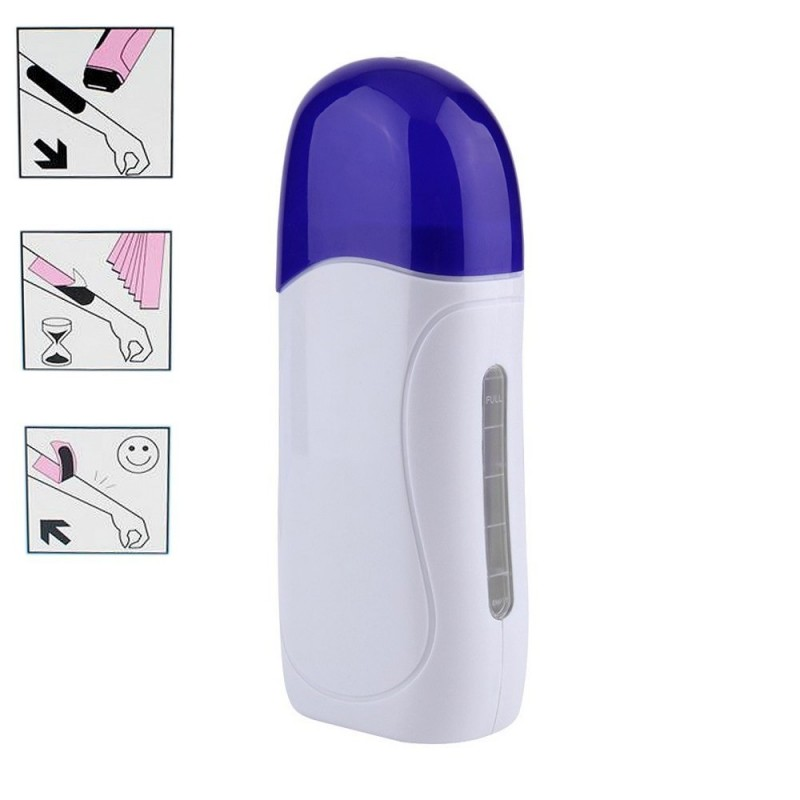 Calentador de Cera Tibia Roll-on depilación individual profesional