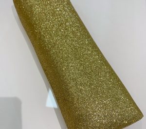 Almohada manicura purpurina oro