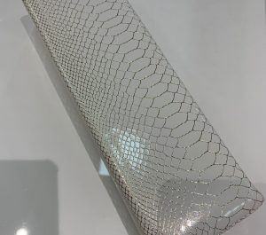 Almohada manicura roca rayado blanco