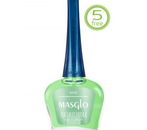Esmalte BASE FORTALECEDORA DE AJO Y LIMON  13.5ML MASGLO