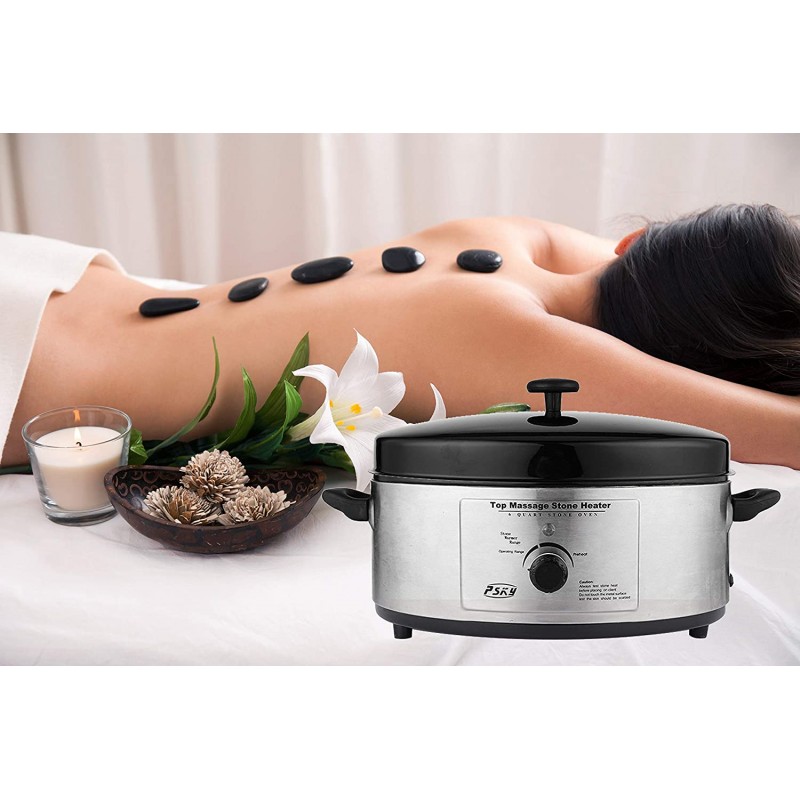 CALENTADOR DE PIEDRA CALIENTE DE 6 CUARTOS - Imagen 3