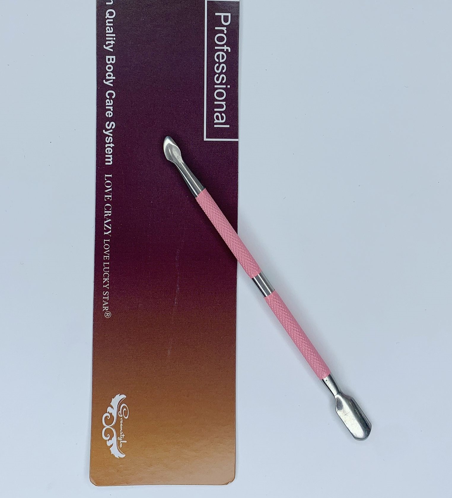 EMPUJADOR DE UÑAS PROFESIONAL ACERO INOXIDABLE DE ALTA RESISTENCIA LC02