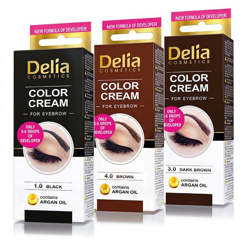 TINTE PARA CEJAS CON ACEITE DE ARGÁN 15ML DELIA