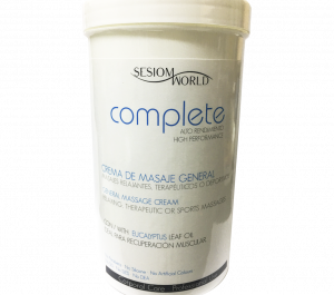 Crema de masaje general COMPLETE alto rendimiento SIN PARABENOS 1 kilo