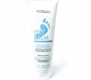 Crema regeneradora para pies FEETBALM con aceites esenciales 250ml.
